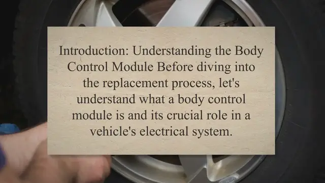 Video thumbnail for A Step-by-Step Guide: Replacing a Vehicle’s Body Control Module