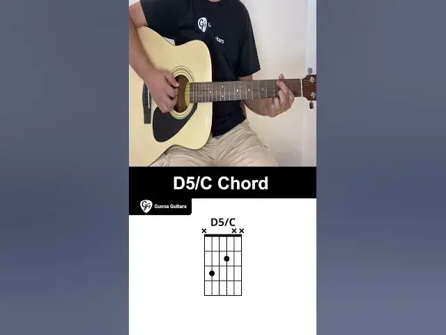 Video thumbnail for How To Play The D5/C Chord On Guitar - Guvna Guitars