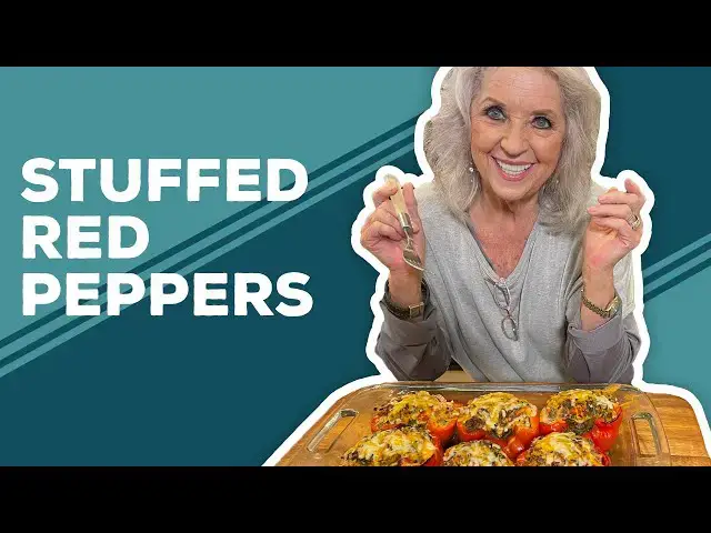 Video thumbnail for Love & Best Dishes: Stuffed Red Peppers Recipe