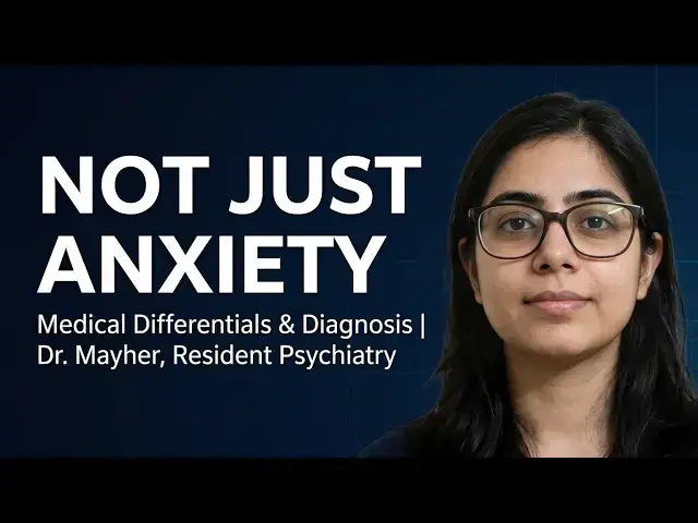 Video thumbnail for Why Your Anxiety Treatment Might Be Failing: Organic Causes Explained #anxietyrelief #anxiety