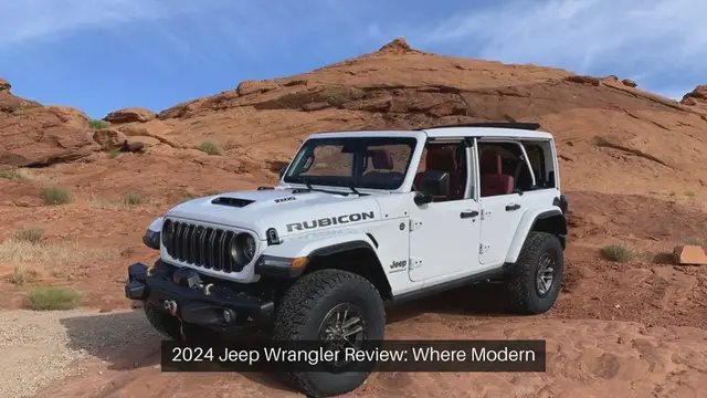Video thumbnail for 2024 Jeep Wrangler Review: Where Modern Tech Meets Old-School Steel