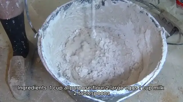 Video thumbnail for crepe batter recipe