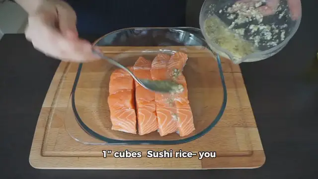 Video thumbnail for salmon bowl recipe