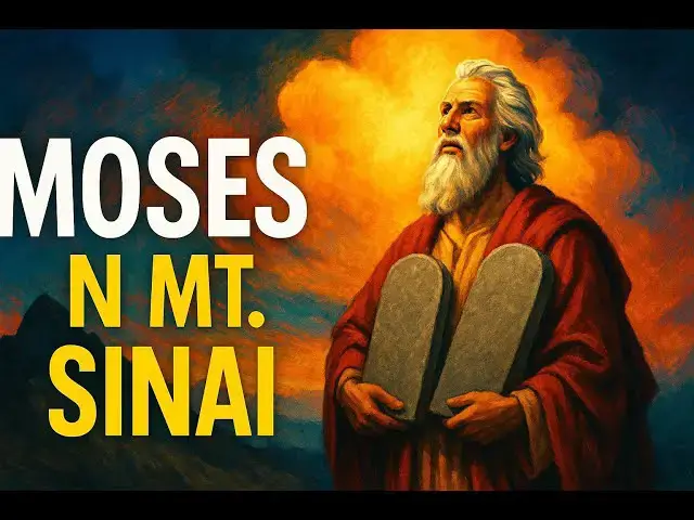 'Video thumbnail for Moses on Mt Sinai'