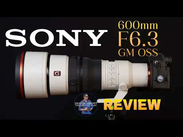 Video thumbnail for Sony FE 600mm F6.3 GM OSS Review | 600mm in Under a Kilo!