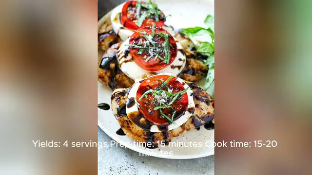 Video thumbnail for caprese chicken recipe