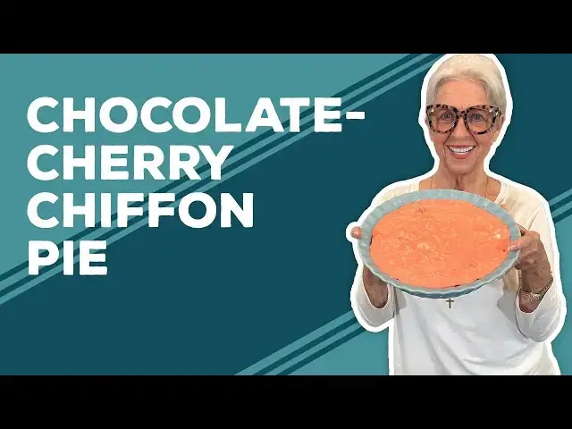 Video thumbnail for Love & Best Dishes: Chocolate-Cherry Chiffon Pie Recipe | No Bake Desserts Easy
