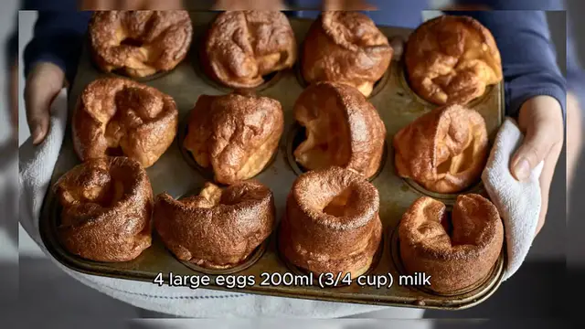 Video thumbnail for Yorkshire pudding Recipe