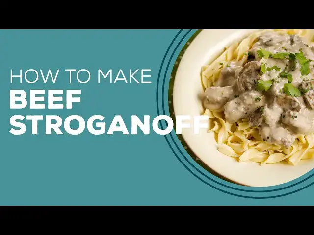 Video thumbnail for Blast from the Past: Easy Beef Stroganoff Recipe | Beef Recipes for Dinner
