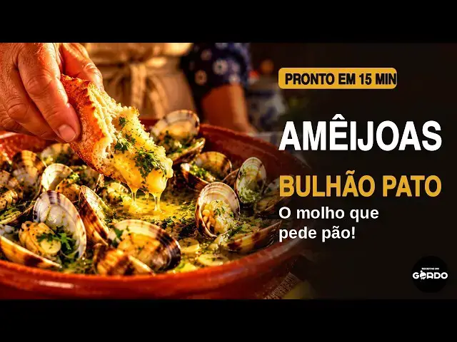 Video thumbnail for Ameijoas FINAL preview #ReceitasDoGordo #AmeijoasABulhaoPato