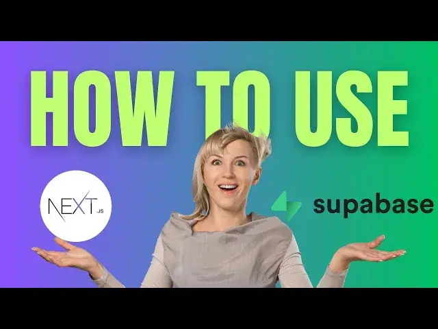 Video thumbnail for How to use Next JS 14 with Supabase