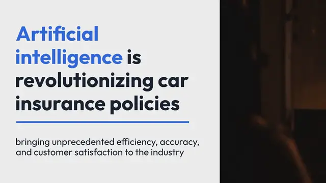 Video thumbnail for The Influence of AI on Car Insurance Policies