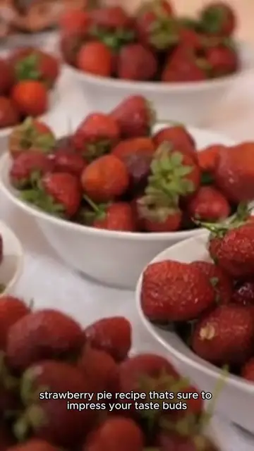 Video thumbnail for Strawberry pie recipe