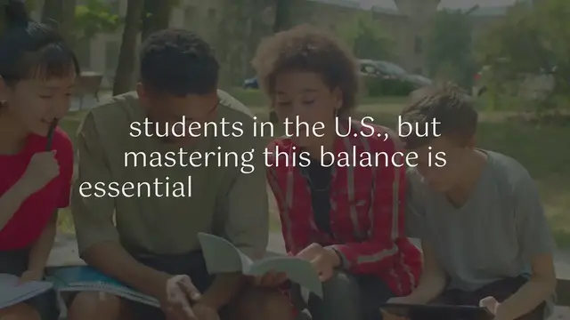 Video thumbnail for Balancing Career Ambitions with Academic Responsibilities in the U.S.