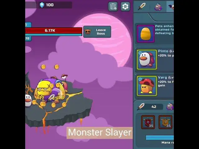 Video thumbnail for Monster Slayer #browsergame #2dgames #clickergames #monstergames #mousegames #idlegames