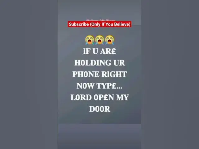 Video thumbnail for Only If you believe #johnselephilip #religion #god #jesuschrist #bible #prayer #religious #jesus