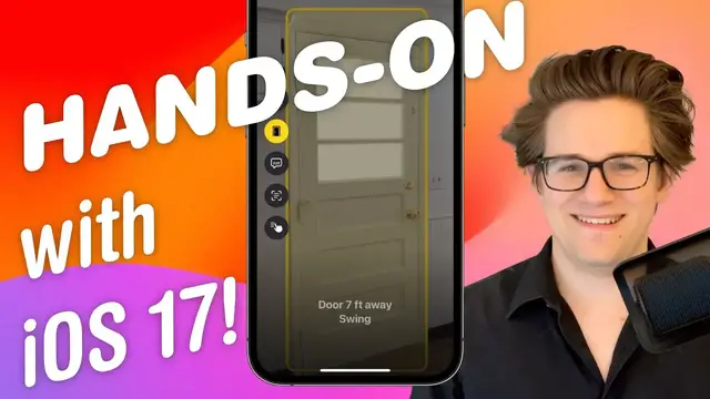 'Video thumbnail for Hands-on with New iOS 17 Accessibility Features'