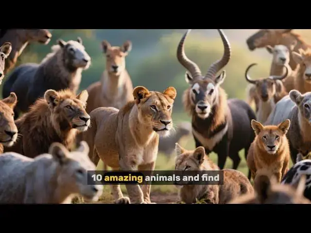 'Video thumbnail for 10 surprising animal facts'
