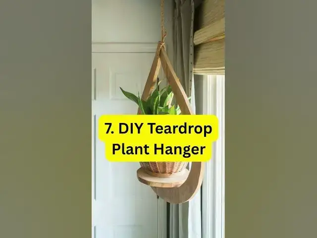 'Video thumbnail for 10 Creative DIY Indoor Hanging Plant Holders #plants #indoorplants #plantlovers'
