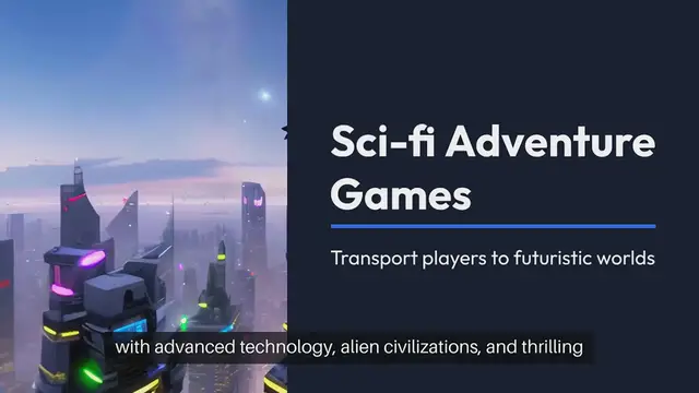 'Video thumbnail for Sci Fi Adventure Games'