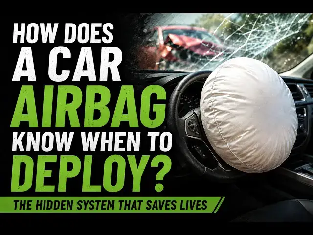 Video thumbnail for How does a car airbag know when to deploy?