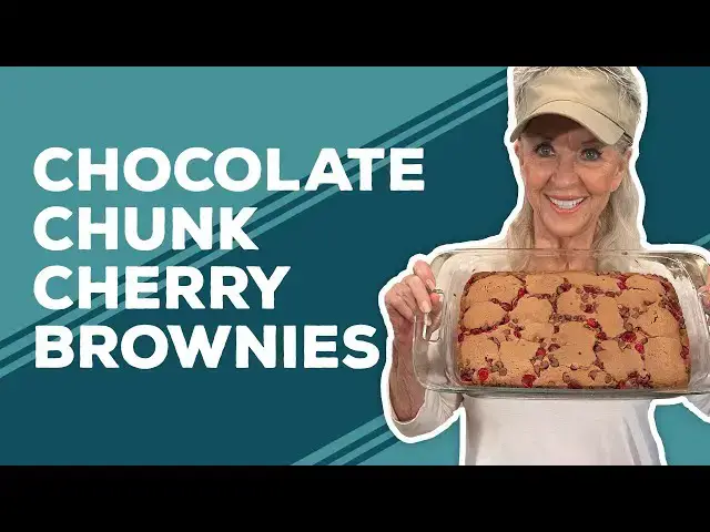 Video thumbnail for Love & Best Dishes: Chocolate Chunk Cherry Brownies Recipe | Valentine's Day Dessert Ideas
