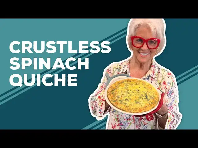 Video thumbnail for Love & Best Dishes: Crustless Spinach Quiche Recipe | Breakfast Recipes Easy and Quick