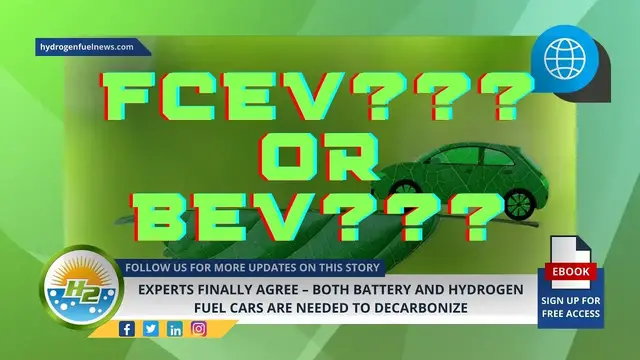 Video thumbnail for Experts SAY YES! Both Battery and Hydrogen Fuel Cars Are Needed to Be Greener