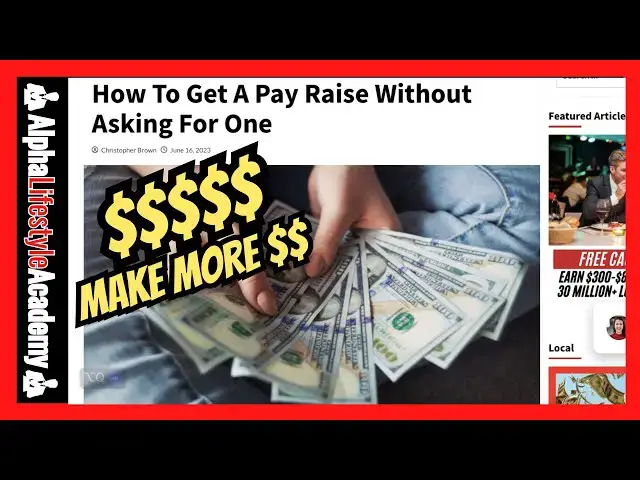 Video thumbnail for How To Get A Pay Raise Without Asking For It!