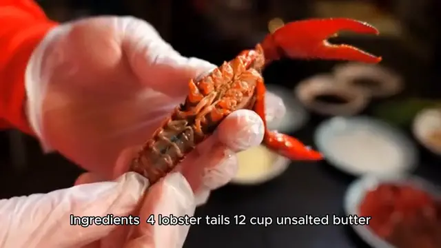 Video thumbnail for Lobster tail recipe