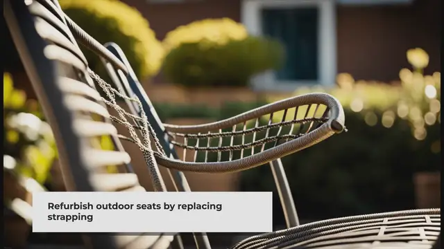 Video thumbnail for How to Fix Webbing on Patio Chair