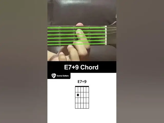Video thumbnail for How To Play The E7+9 Chord On Guitar - Guvna Guitars