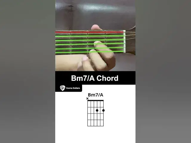 Video thumbnail for How To Play The Bm7/A Chord On Guitar - Guvna Guitars