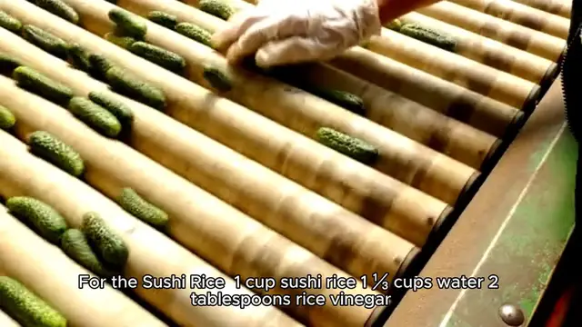 Video thumbnail for california roll recipe