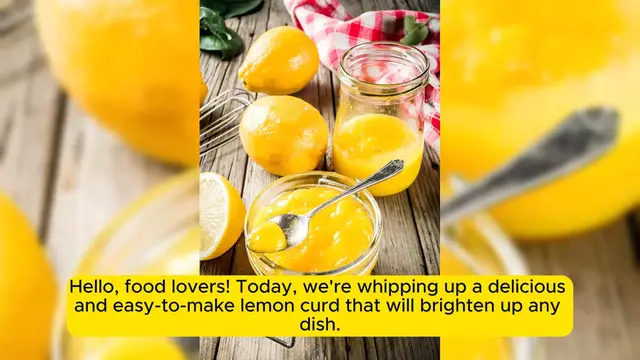 Video thumbnail for Easy Microwave Lemon Curd Recipe