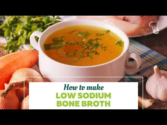 'Video thumbnail for 🥣 Low Sodium Bone Broth Recipe | Homemade, Heart-Healthy & Flavorful'