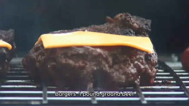 'Video thumbnail for burger recipe'