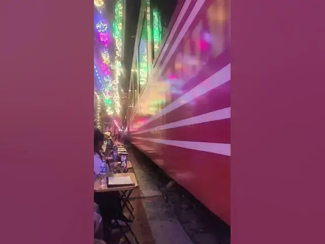 Video thumbnail for 🚂 Hanoi Train Street NIGHT MADNESS! 9PM Daily Train Up Close! 🌙