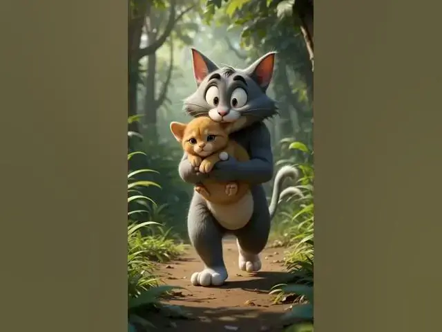 'Video thumbnail for Cat stole the Lion Cub! ๐พ #shorts #funny #cat'