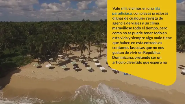 'Video thumbnail for Cosas que no me gustan de vivir en República dominicana'