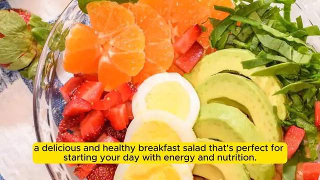 Video thumbnail for Baby Kale Breakfast Salad with Quinoa & Strawberri