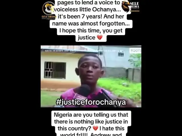 Video thumbnail for Justice for Ochanya resurfaces — and Nigerians are demanding answers, seven years later.