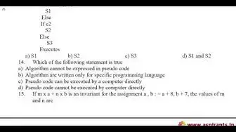 Video thumbnail for 11th Computer Science Quarterly Exam 2018-19 Model Question Paper 1 | English Medium