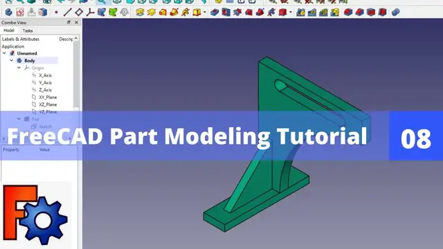 'Video thumbnail for FreeCAD Part  Modeling Tutorial | FreeCAD Tutorial | FreeCAD Beginner Tutorial | Mechnexus |'