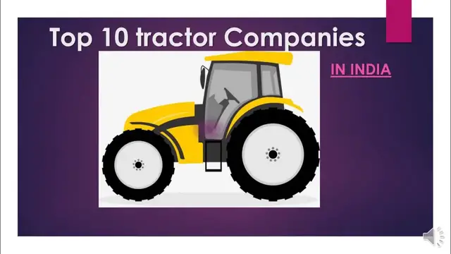 Video thumbnail for Top 10 leading tractor Companies in India