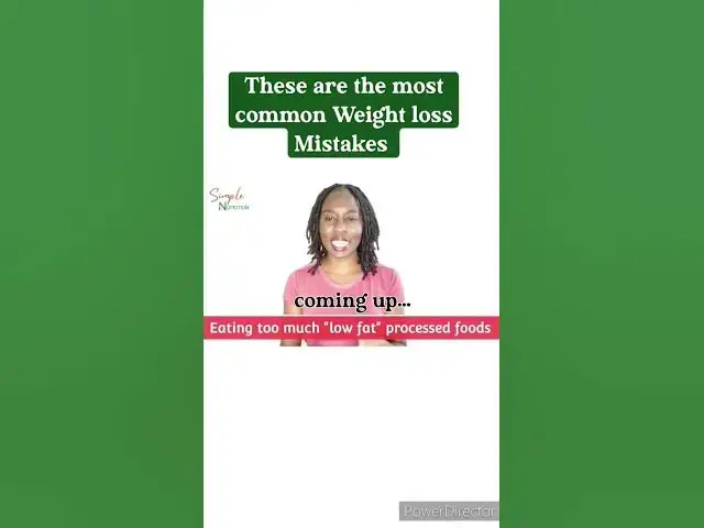 Video thumbnail for Avoid these terrible weight loss mistakes.