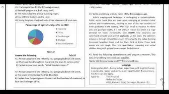 Video thumbnail for 12th English Half Yearly 2019-20 Model Question Paper-3 | Ramanathapuram District | Team Aspirants