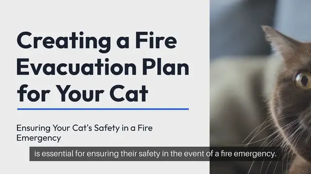 Video thumbnail for Cat Fire Evacuation Plan