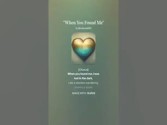 Video thumbnail for When You Found Me
