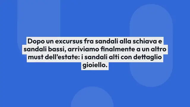 Video thumbnail for Sandali alti con dettagli gioiello: la parola d’ordine è “esagerazione”!
